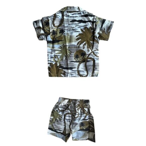 MOLO SOLAR SHIRT & SHORT SET IN SUNSET SMILES BRONZE - Picture 3 of 3